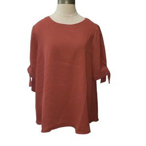 CT239 Everleigh Orange Ladies Short Sleeve Blouse L